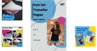 Inkjet Iron-on Transfer Paper Pack - 10 Sheets 8 5x11  For Dark Fabrics