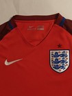 England National Team Away Jersey 2016 2017 Nike Men   s S Red Dri-fit Euro Soccer