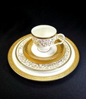Noritake Summit Gold Bone China 5 Piece Place Setting Dinnerware Gold Trim New