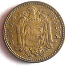 1947  54  Spain Peseta - Excellent Coin - Free Ship - Bin  741