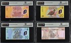 Samoa Set  5 10 20 60 Tala 2024 P 50 51 52 53 Chogm Superb Gem Unc Pmg 67 68 Epq