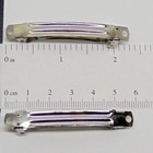 Hair Barrettes Clips 2    50mm French Style Nickel Silver Metal Blanks 10 To 100