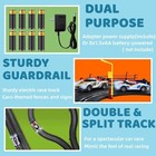 Electric Racing Track Sets For Boys And Kids Including 4 Slot Cars 1 43 Scale   