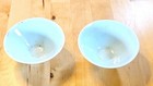 Pair Qing Dynasty Chinese Qingbai Ware Wine Cups Antique