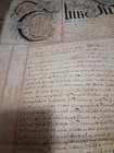 1674 17th Century Manuscript On Vellum Document