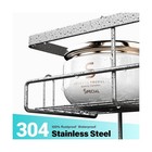 Hanging Shower Caddy Over Door  Silver Rustproof Shower Organizer O    Fast Ship