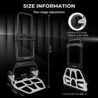 Dolly Cart And Folding Hand Truck   heavy Duty 331lb Capacity Dolly For Moving      