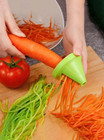 Vegetable   Fruit Spiral Shredder Peeler - Multi-functional Manual Kitchen Tool