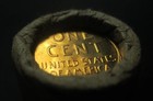1940 P Lincoln Wheat 25 Cent Penny Roll Gem Red  Uncirculated Sealed Bank Wrap