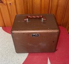 Vintage Conn St8 Strobotuner Tube Strobe Tuner W  Microphone   Lid 