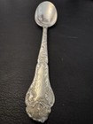 Antique Art Nouveau Sterling Silver Teaspoon Pat 1902 Floral Repousse 25 47g