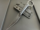 7 5    Stonewashed Tactical Survival Full Tang Hunting Knife With Sheath W clip