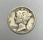1921-d 10c Mercury Dime 90  Silver
