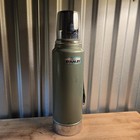 Vintage Usa Made Aladdin Stanley Thermos Green 1 Quart A944dh Vacuum Bottle