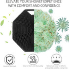 2pack Silicone Body Scrubber  Qewro Body Buffer Exfoliating Brush With Silicone