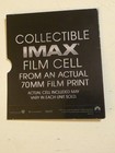 Interstellar Movie 70mm Imax Film Cell Frame 