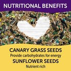 Pet Products Premium Cockatiel Mix Bird Food Seeds  With Probiotics  9 Lb  Bag
