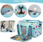 Coopay Knitting Bag Large Crochet Bag  Huge Bags And Totes Sky Blue 