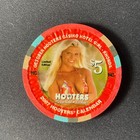 Hooters Las Vegas Nevada  5 Casino Chip Oct 2007 Calendar Girl Rhonda Obsolete