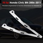 Front Bumper Repair Metal Plate Compatible With 2006-2011 Fit For Civic 8th