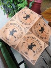 Set Two 3 Ply Paper Beverage   Cocktail Decoupage Art Craft Napkins - Halloween