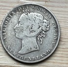 Silver 50 Cents New Foundland Canada 1899