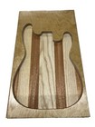 African Mahogany swamp Ash Electric Guitar Body Blank 7 Pcs Glued 21  X 14  X 2 
