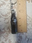 4 Vintage Coca-cola Glass Bottle Keychains Filled W  Liquid 3  Tall