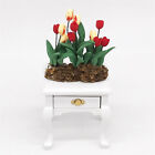 1 12 Dollhouse Miniature Mini Tulip Blossom Cluster Doll s Garden House Decors