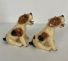 Bogo Vintage Morten s Studio Stamped Wire Haired Fox Terrier Dog Figurine