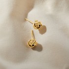 Pure Collection By Ross-simons 14kt Yellow Gold Love Knot Stud Earrings
