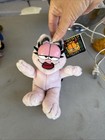 Vintage Garfield Pink Plush Cat Bean Bag Tags Stuffed Toy 1978 7  Fine Toy Rare