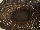 Antique Victorian Wicker Flower  Floral Basket - Arch Handle 16 5 X 16