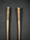 Vintage Teak Wooden Chinese Style Chopsticks