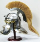 Roman Centurion Medieval Helmet Officer Armor Warrior Helmet Leather Liner With