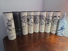Empty  Complete Collection Set 9 Game Of Thrones Kingdoms  Whisky Bottle Tubes