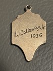 1936 Antique Brass Or Bronze Boxing Champion   s    gold    Pendant