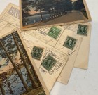 1905 Stamp Washington Benjamin Franklin 1 Centus Postage Stamp Postal Card