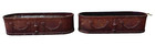 Pair Of French Louis Seize Cast Iron Oval Planters  19th Century