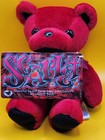 Grateful Dead - Bean Bear - By Liquid Blue -  scarlet  Bear - Rare - New   Tags