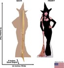 Elvira Broom Witch  Halloween Lifesize Standup Standee Cardboard Mistress   Prop