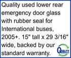 International Emergency Door Glass 3800  2209764c1  2203482c2  2203475c1
