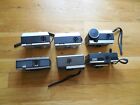 Lot Of 6 Vintage 126 Instamatic Film Cameras Kodak 3m Revere Penncrest