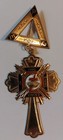 Vintage 1960 Knights Templar Breast Medal 1 20 12 Kt 