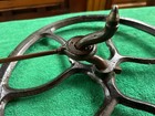 Salvaged Singer Treadle Sewing Machine Part  Belt Wheel   Arm  Free S h