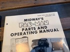 Midway s Pac-man Video Arcade Game Parts And Operating  Arcade Manual 