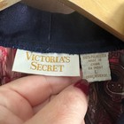 90s Victoria s Secret Gold Label   Shadow Stripe Floral Satin Nightgown   Large