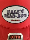 King Of The Hill Red Trucker Hat Cap Dale s Dead Bug Patch 2025 Comic-con Sdcc