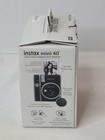 Fujifilm Instax Mini 40 Instant Film Camera  Black - Brand New