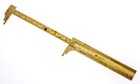4  100mm Brass Sliding Vernier Caliper Gauge Measuring Scale Ruler Sae   Metric